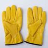 Sheep Leather Welding Gloves With Heat Resistance For Outdoor Labor And Safety