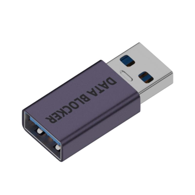 Portable USB Type C Data Blocking Charging Prevents Hacking Aluminum Housing Universal Compatibility for Phones Devices