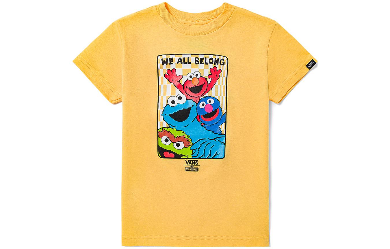 Vans x SESAME STREET T Shirt Yellow Kids VN0008BYNB2 110/4