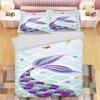 Mermaid Duvet Cover Cartoon Set Bedding, Cute Printed Cartoon Quilt Cover Comforter Sets Home Bedroom Decoration