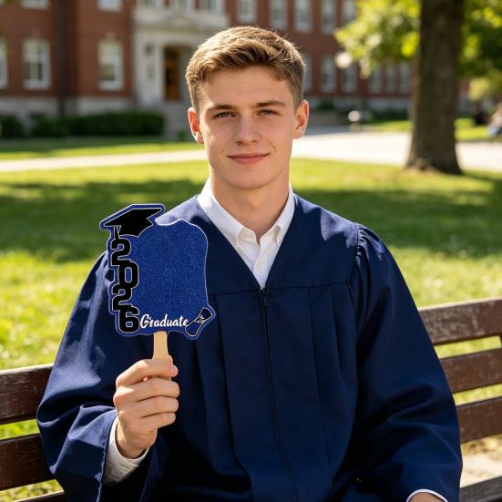 Wooden Graduation Photo Props 2026 Graduation Party Decoration Personalized Commemorative Graduation