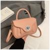 High-end hand carry fashionable small square bag, new simple and versatile shoulder bag, niche design messenger bag