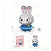 Anime Princess Building Blocks Stitch Mickey Mouse Mini Action Toy Figures Blocks Toys Bricks Assemble Toys Kids Gifts