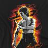 Bruce Lee Unisex Adult Dragon Fire T-Shirt