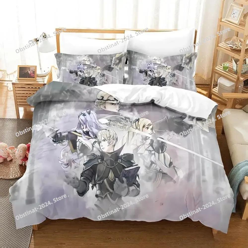 Comforter Game Fire Emblem Engage Bedding Set Comforter Bed Set King Queen Twin Size Boys Girls Adult
