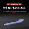 4pcs Premium Door Handle Protective Film for Tesla Model 3/Y Easy to Install, Right Side Car Styling Accessory, Durable Paint Protection