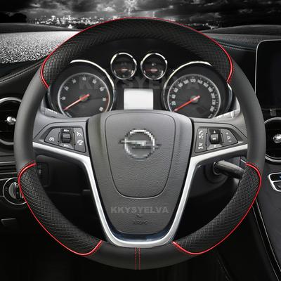 PU Leather Car Steering Wheel Cover For Opel Mokka 2013-2016 Opel Ignia 2009-2013 Astra J 2010-2015 Meriva Auto Accessories
