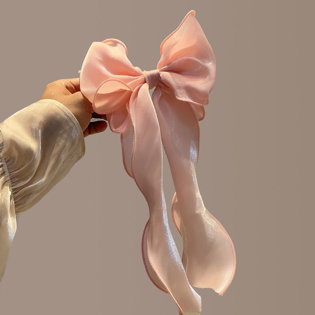 

Mesh Bow Hair Clip Women Sweet Ponytail Cute Spring Clips Fashion Hair Accessories