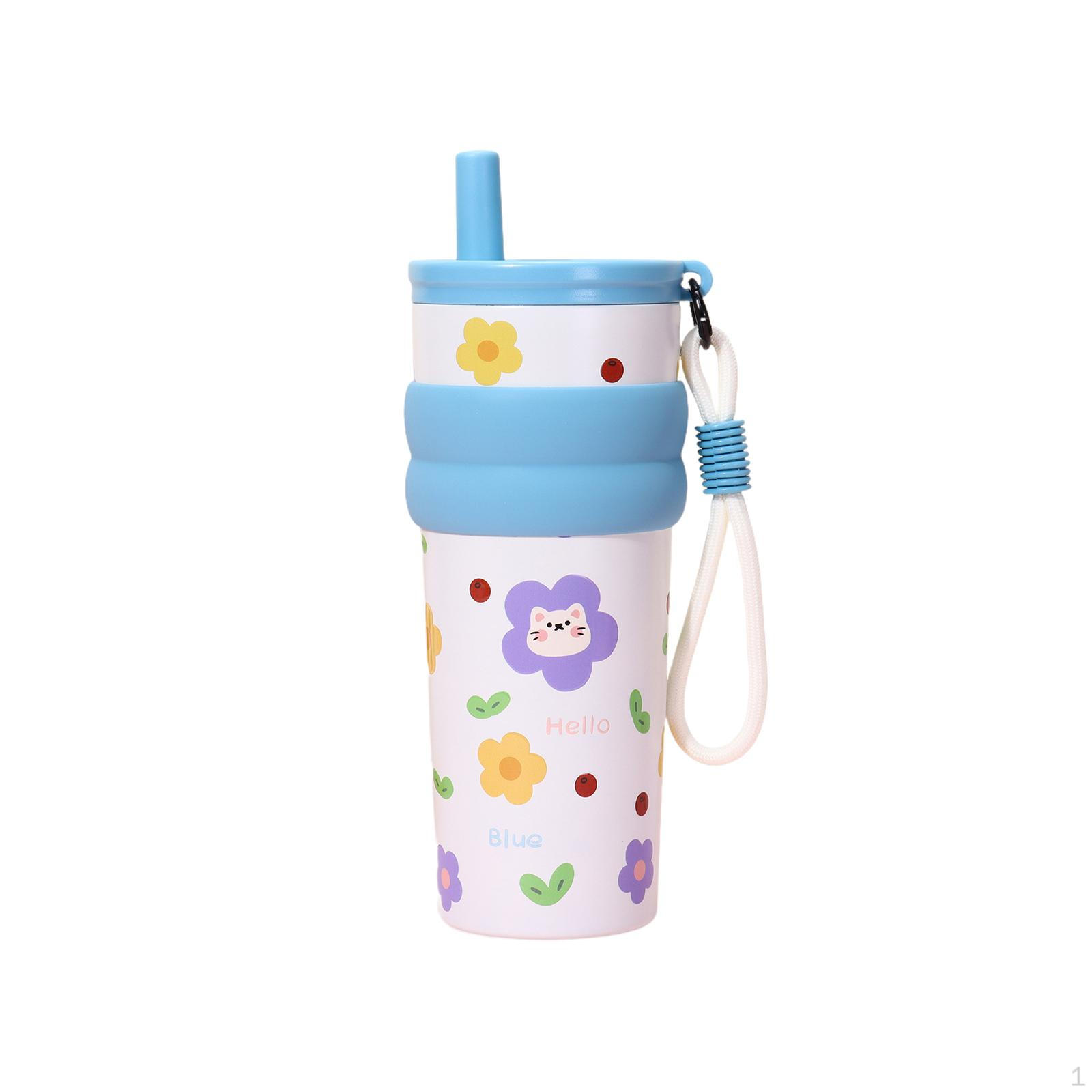 

Bottle with Insulation 680ml for Travel And Home Use синий