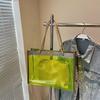 Women's bag summer new transparent large-capacity bag handbag jelly shoulder large bag mother and child bag