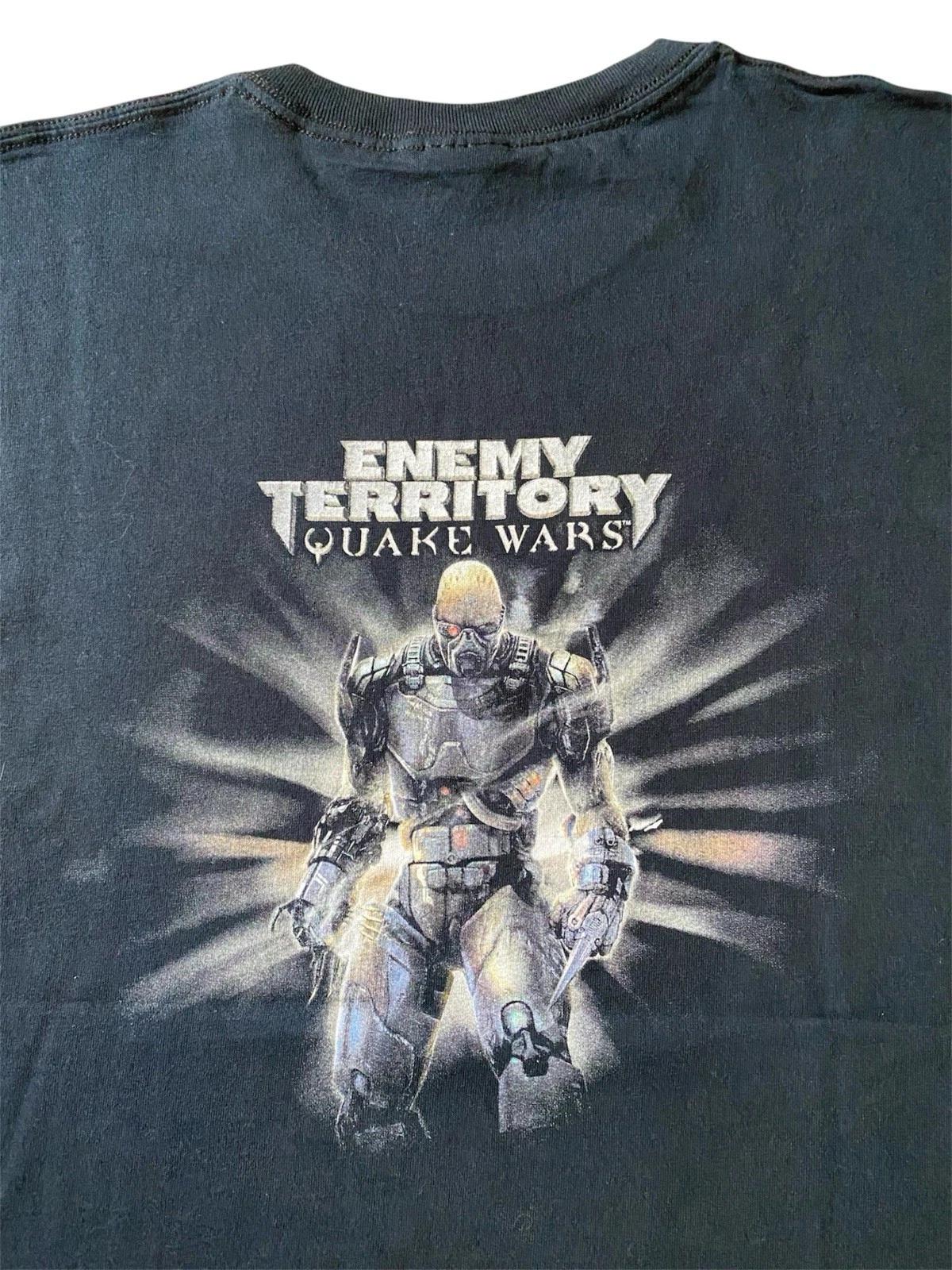 Vintage Quake Wars Enemy Territory Shirt XL Nvidia Video Game Promo Playstation S