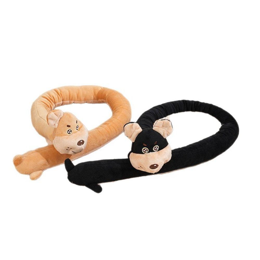 Funny Sausage Dog Squeaky Dog 94cm Cartoon Sound-making Portable Soft Pet Interactive Grinding Teeth