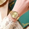 Classic Heart Shape Quartz Watch For Women With Diamond Accents And Alloy Steel Band