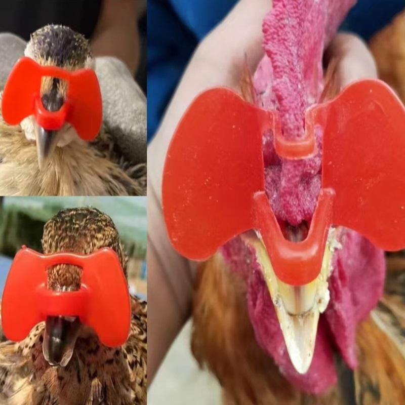 20/50/100 Pcs Chicken Glasses with Non-bolted Clips Anti-pecking and Fighting Type of Non-nasal-piercing Without Bolts