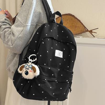 Student Schoolbag Women's Backpack Small Floral Print Backpack