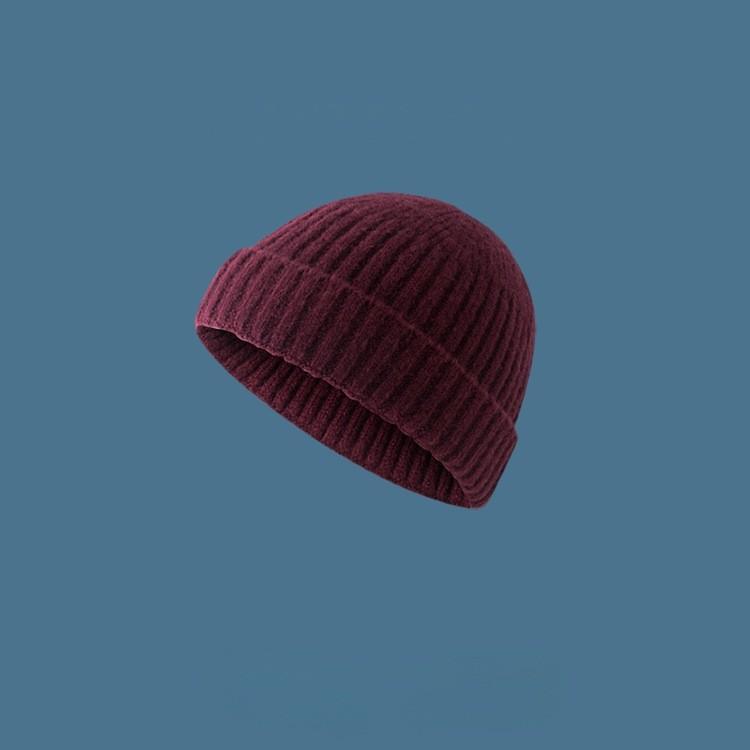 Melon Rind Knitted Hat Naked Couple Street Hip Hop Versatile Men's and Women's Autumn and Winter Hat Cold Hat Wool Hat