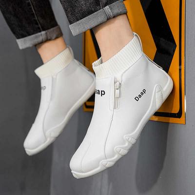 Rubber Sole Hightops Fashion-man Flats Men's Skateboarding Shoes Men's Sneakers Cheap Sport Snackers Super Deals Low Prices