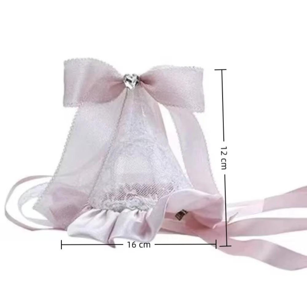 Flower Bow Birthday Hat Hair Clip Diamond Party Headdress Ins Girl Baby Headwear Kid Birthday Gift