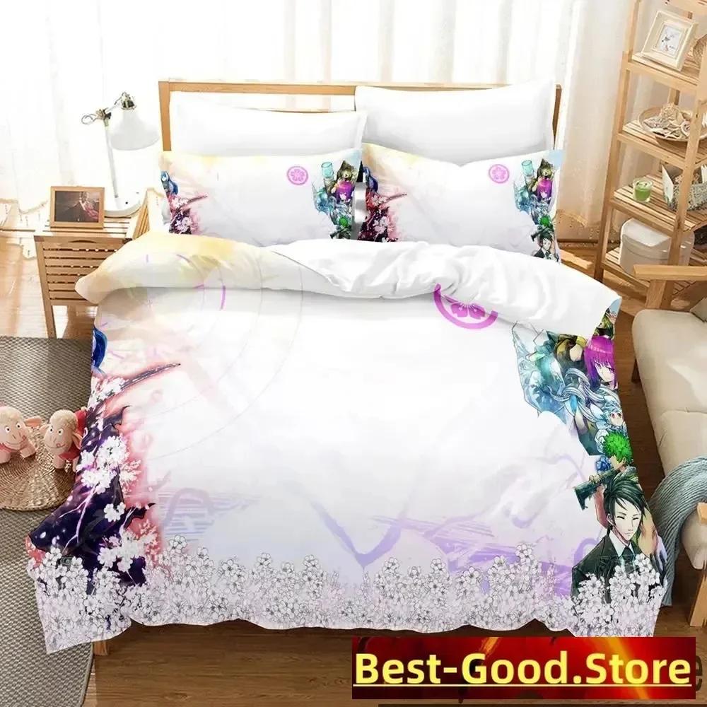 

3D Print Anime Mision Yozakura Family Beding Set Printed With Pilowcase Soft Duvet Cover Soft Single Double Quen Super King-Sized Dimensionsd 120*200cm Single