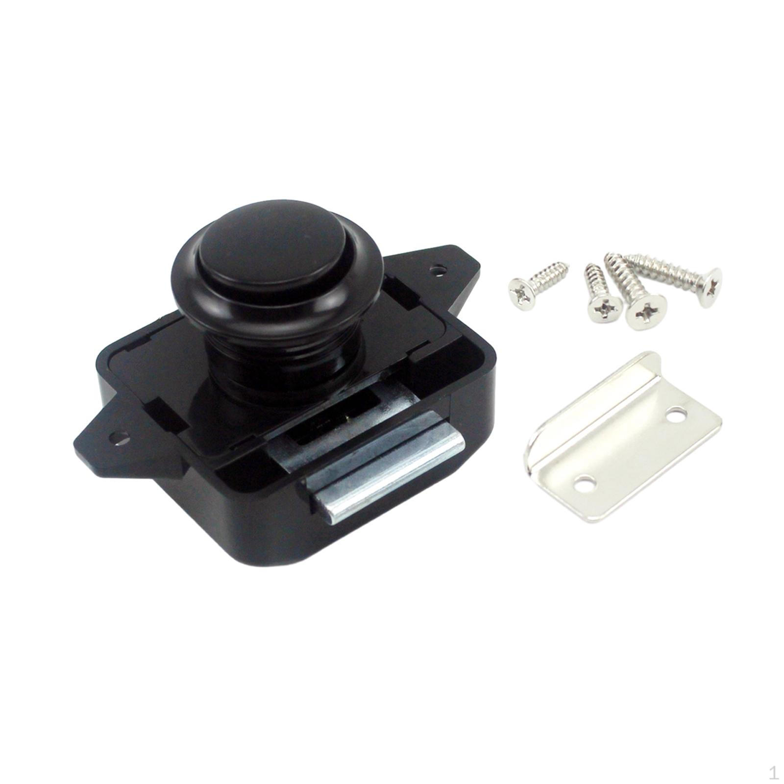 

Засувка з кнопковою засувкою Фіксатор шафи Професійна ручка висувного ящика шафи для фургона