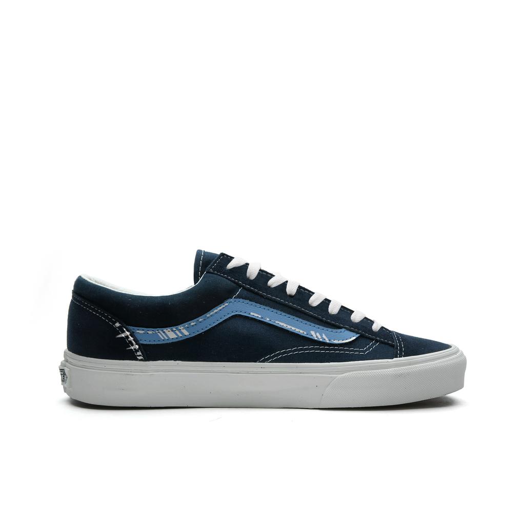 Vans Style 36 Abrasion Resistant Low top Skateboard Shoes Unisex Blue Gray VN0A3DZ3RFL(Team613-)