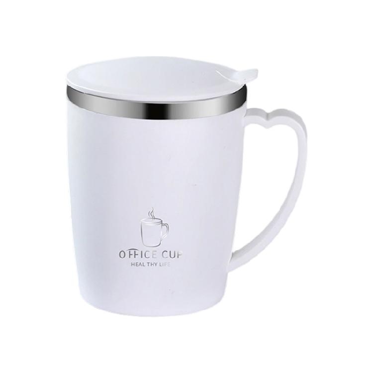 Reusable Stainless Thermal Cup With Lid Handle Portable Thermal Water Bottles Mug For Coffee Juice