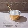 Brass Saucepan & Mortar and Pestle Set, P-TAL