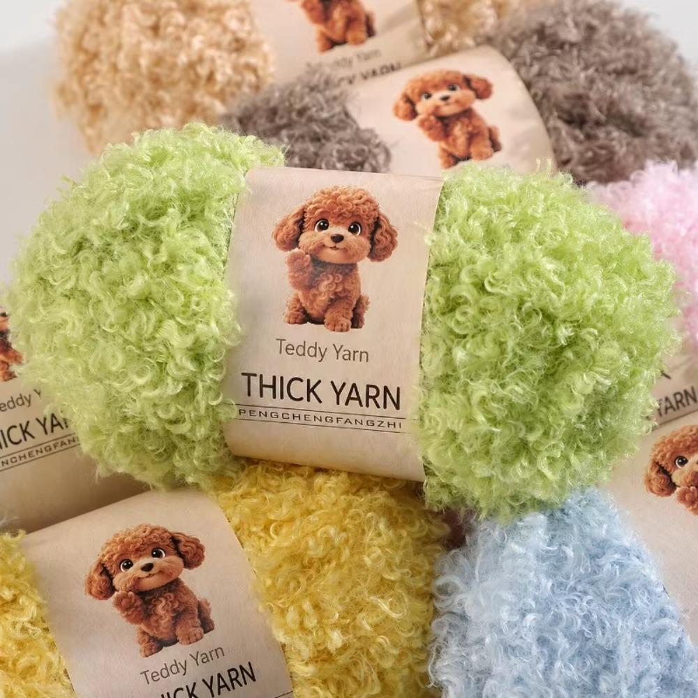 50g/Roll Fluffy Thread Loop Wool Chenille Yarn New Knitting Yarn  Crochet Plush Toy