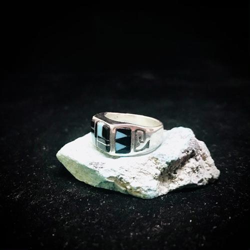 Helldorado Black & Blue Inlay Ring 01 (A Type)