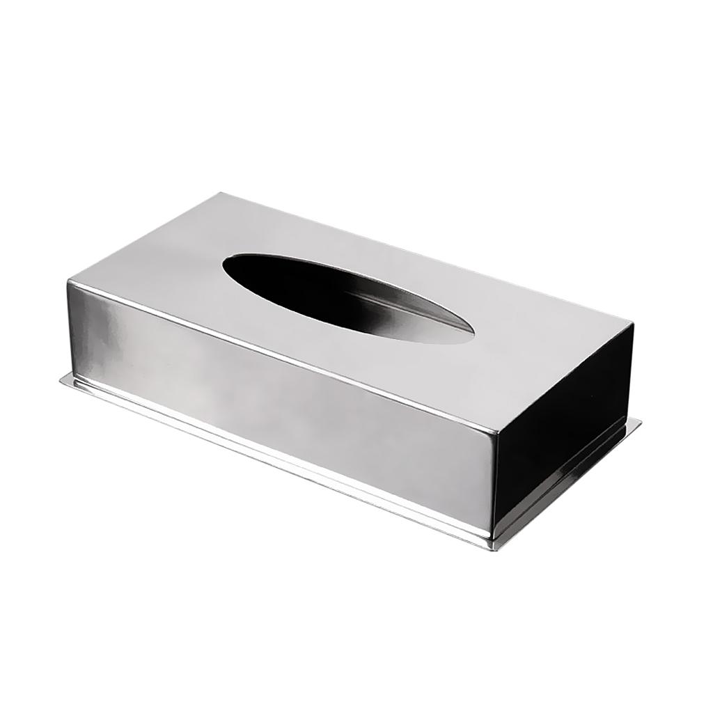 

Smooth Stainless Steel Tissue box with Glossy Protective Colors