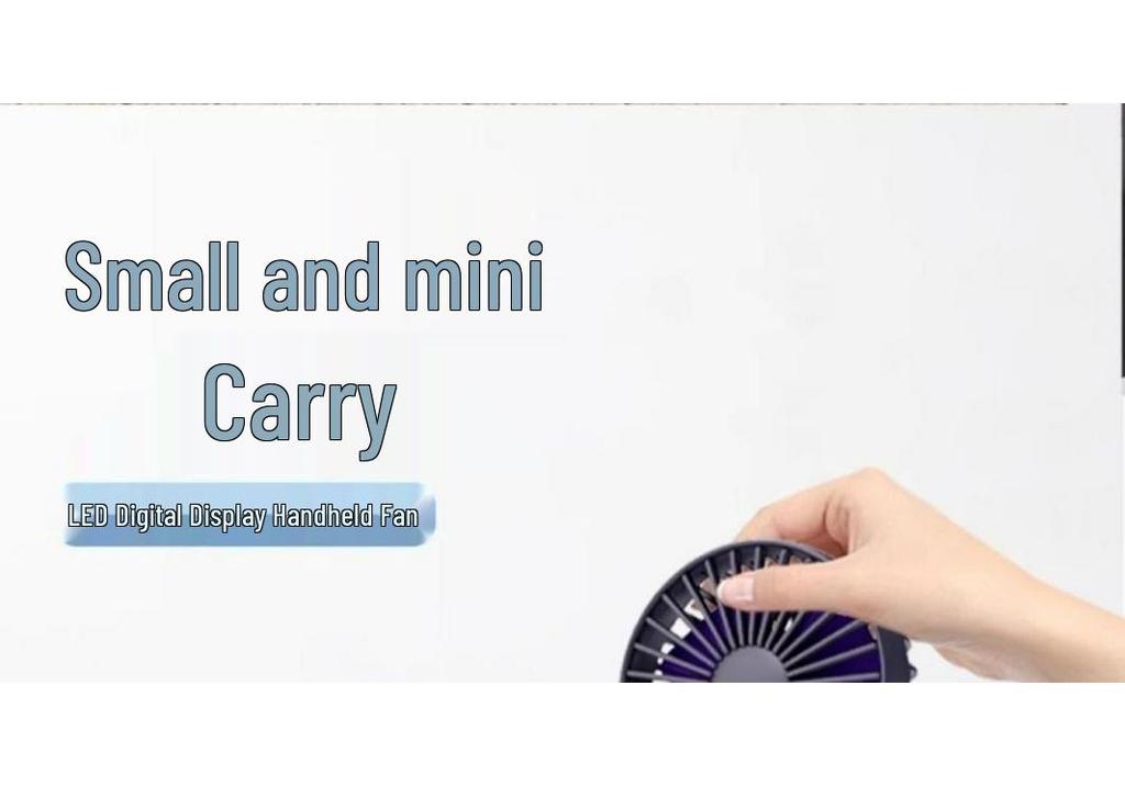 Rechargeable USB Portable Silent Handheld Fan for Students