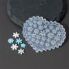 1Pcs Winter Snowflake Nail Art Silicone Mold 3D Embossed Carving Soft Stamping Plate Christmas Reusable Diy Gel Stencils Tool