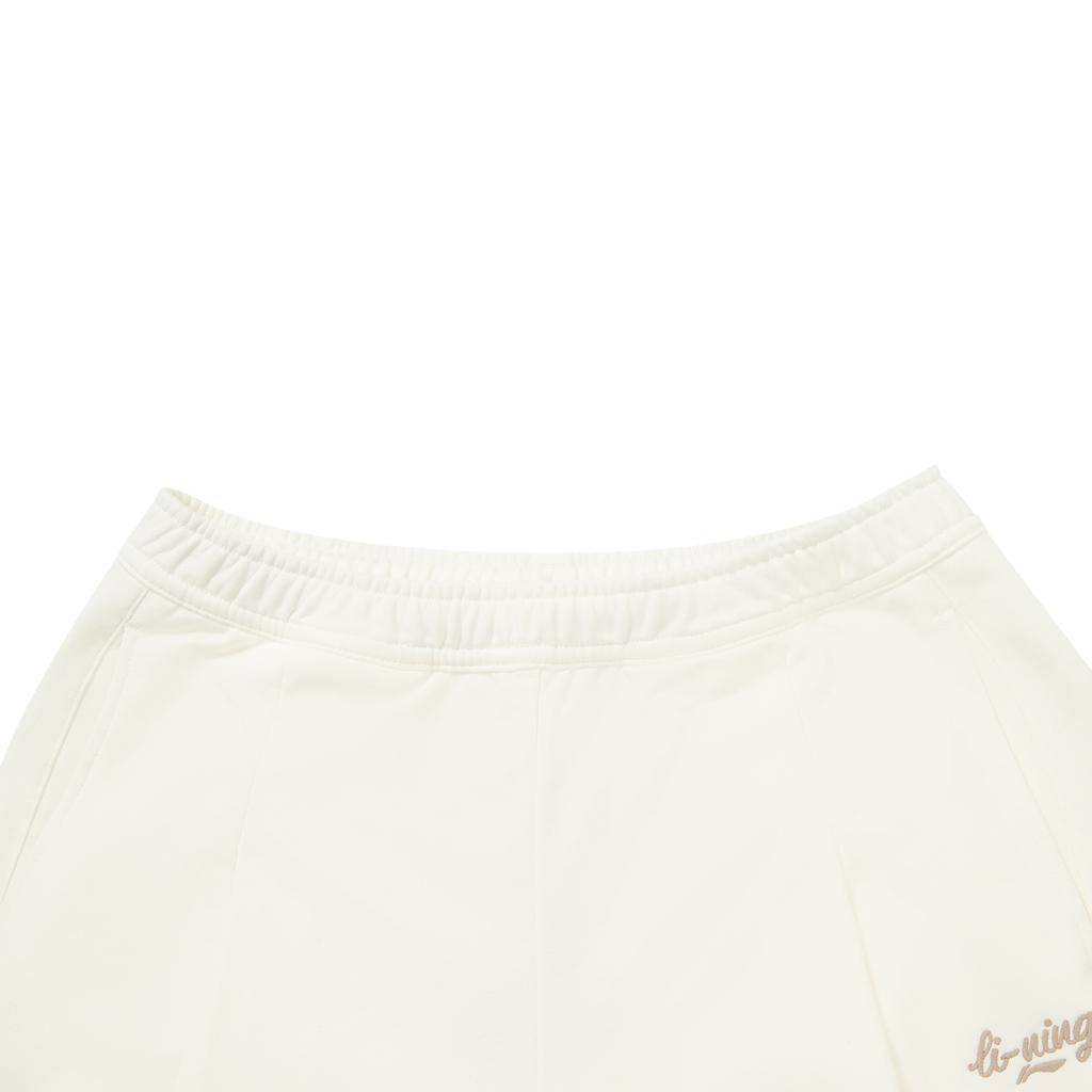 Li Ning Sports Lifestyle Series Solid Color Soft Simple Versatile Casual Pants Women bottoms AKLW288-1