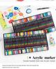 Cross Double-Headed Zweifarbiges Acryl-Marker-Set - 168 Weiche Spitze Aquarell-Kunststifte