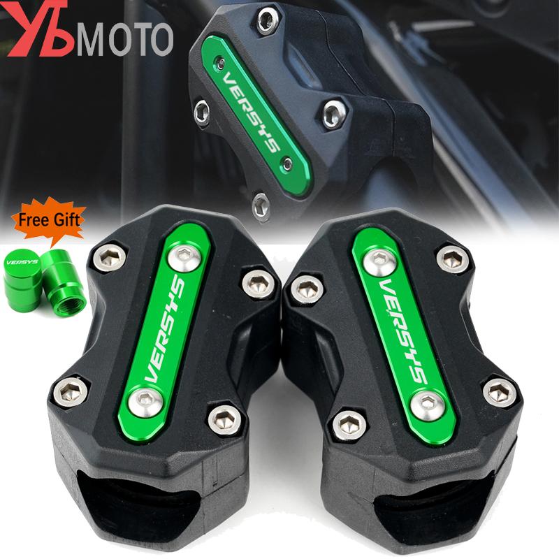 

Защитный бампер двигателя Защитный стержень Декоративный протектор 2 шт. Для KAWASAKI versys 1000 Versys650 Versys 300X x300 2008-