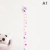Cartoon Animals Height Measure Wall Sticker Dinosaur  For Kids Room Nursery Child Growth Ruler Growth Chart