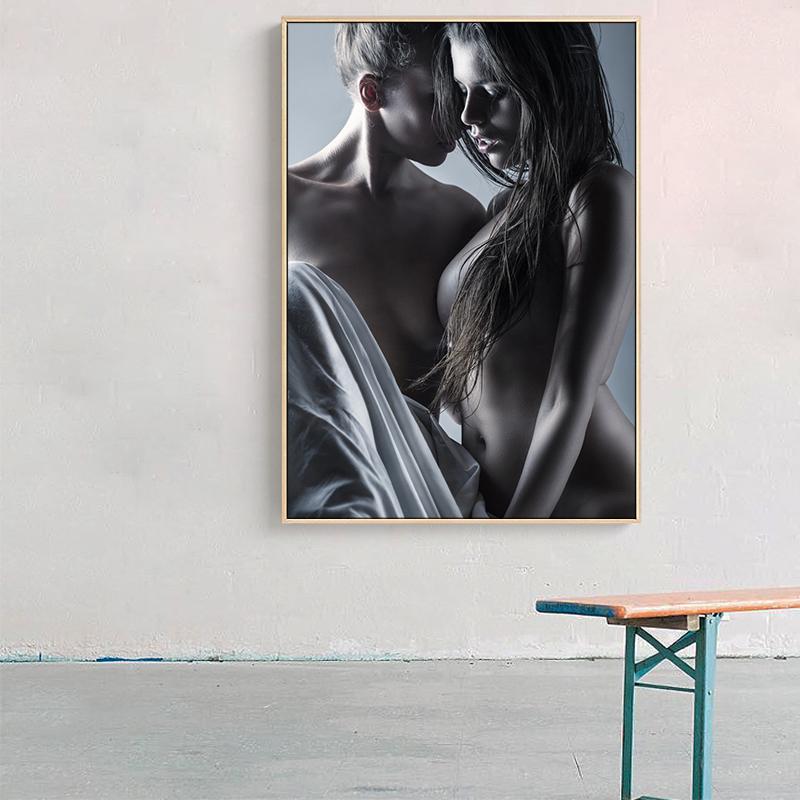Sexy Woman Prints On Canvas Fashion Art Poster Lady Figure Portrait Paintings for Living Room Wall Art No Frame
