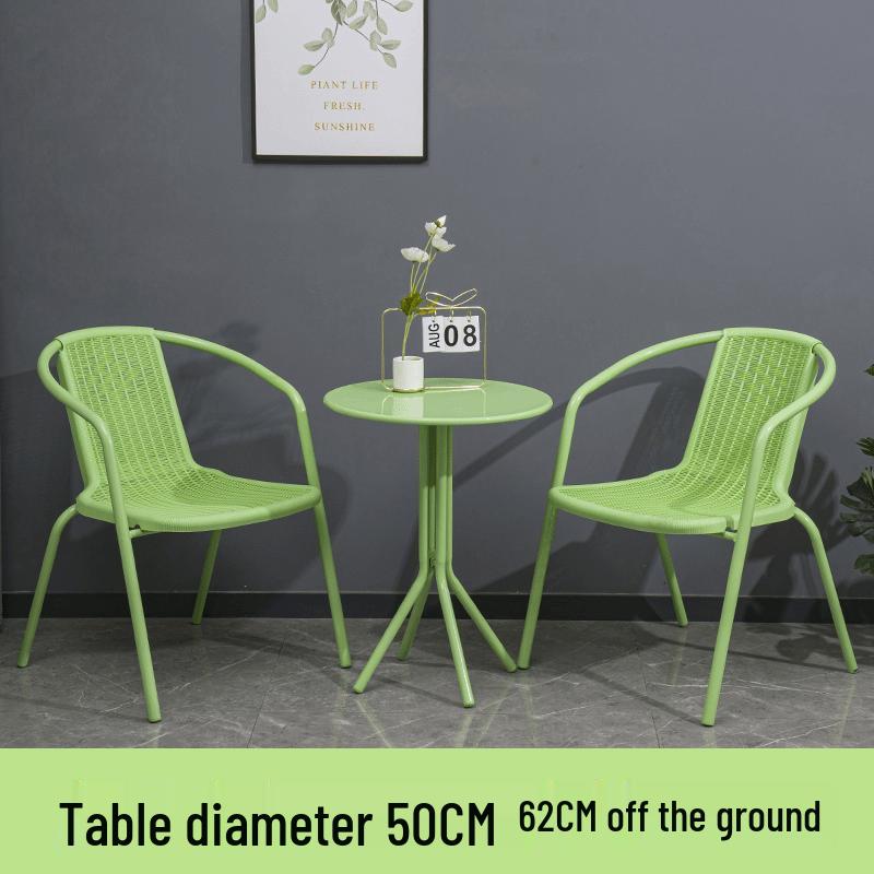 European Style Outdoor Cafe Milk Tea Table and Chair Set