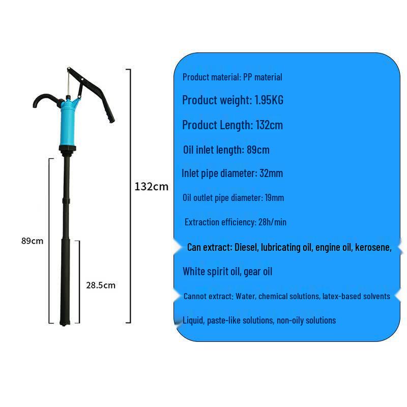 KINCOOL Portable Anti-Corrosion Hand Oil Pump