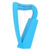 8 Strings Lyre Harp Solid Wood Mini Harp with Tuning Wrench Stringed Instrument for Kids and Adult Beginner