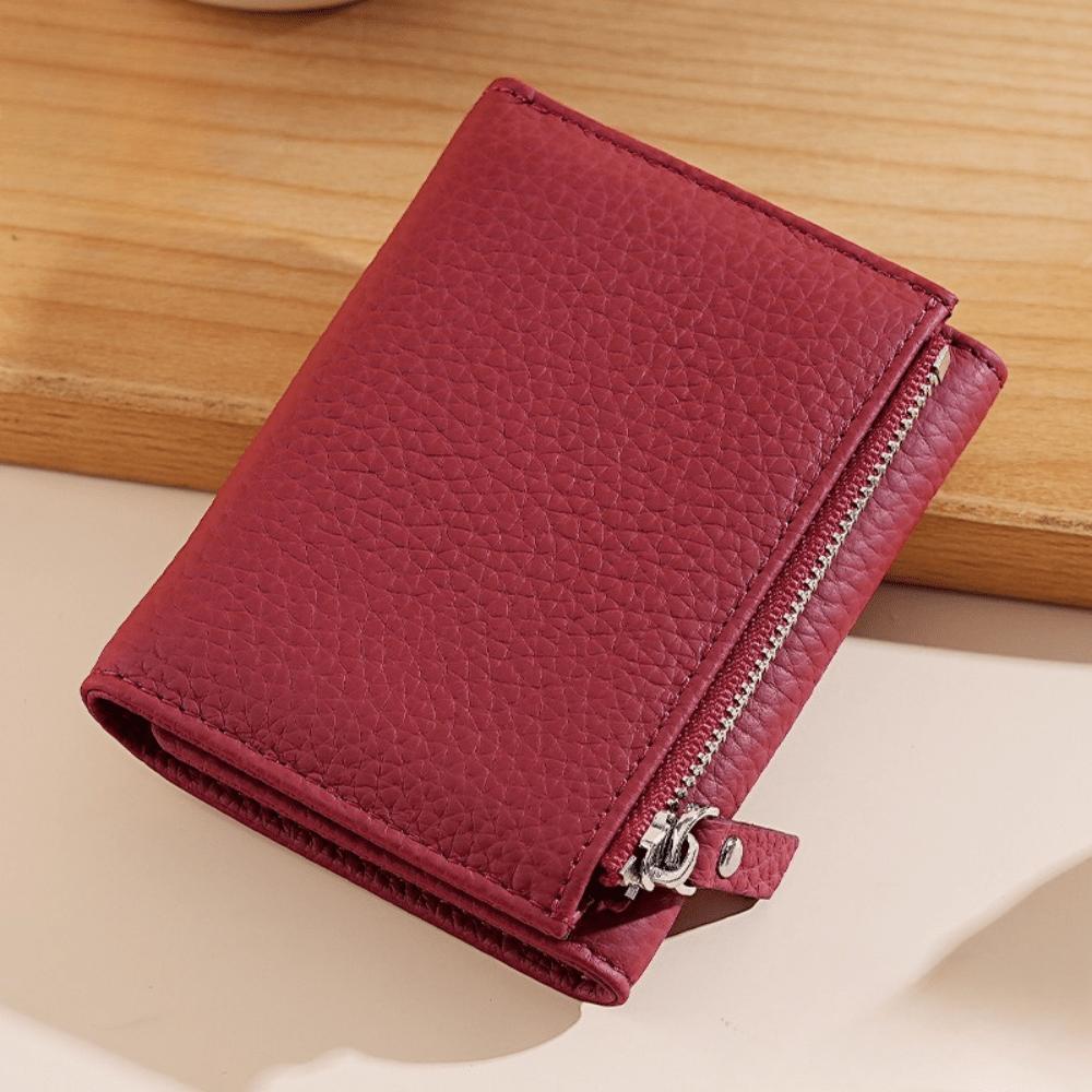 Wallet female credit card bag rfid folding card holder zipper change bag female