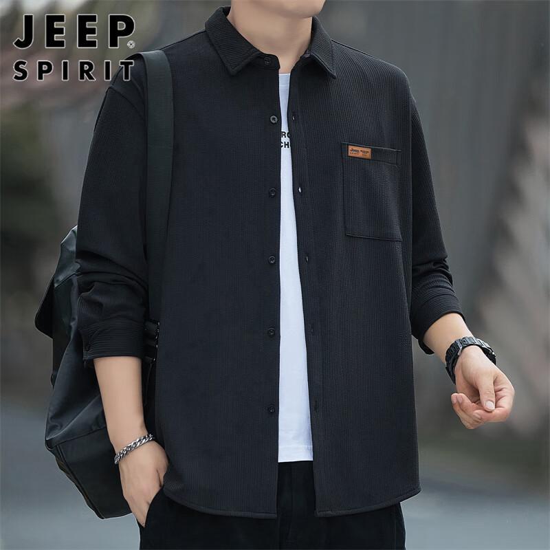 JEEP SPIRIT Men s Long Sleeve Workwear Shirt Jacket XL
