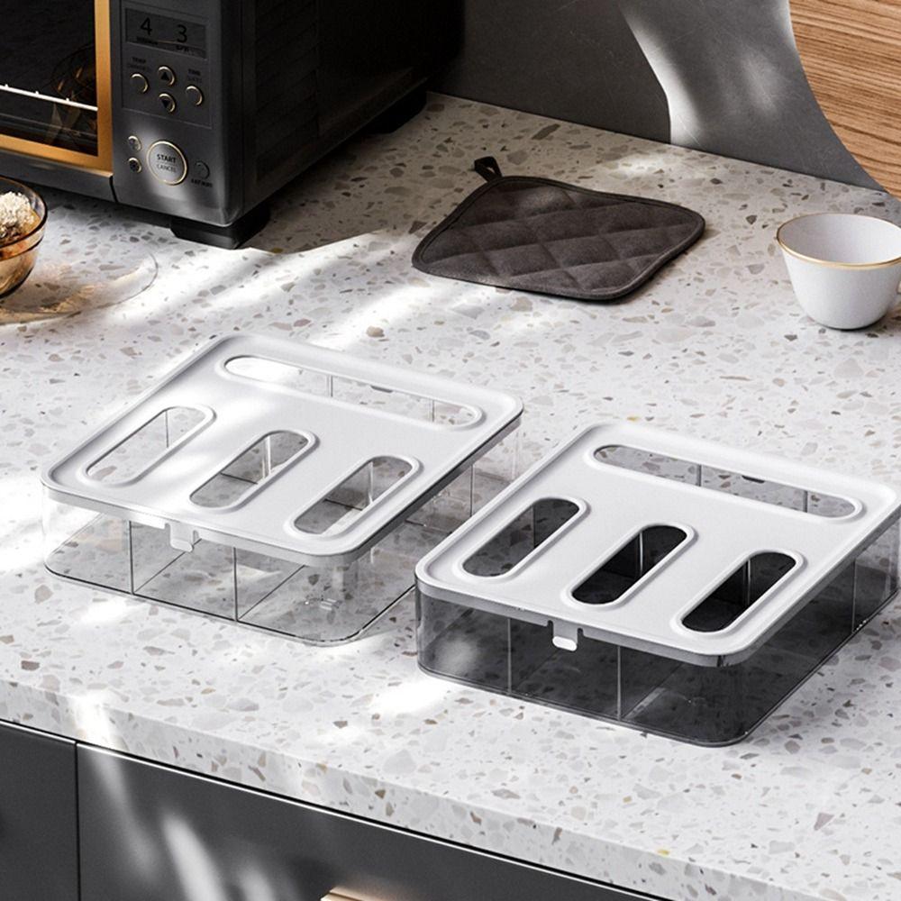 

Transparent Bags Organizer Plastic Food Storage Bags Holder Bags Drawer Organizer Living Room