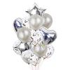 14Pcs Multi Confetti Balloon Happy Birthday Party Balloons Rose Gold Helium Ballons Boy Girl Baby Shower Party Supplies