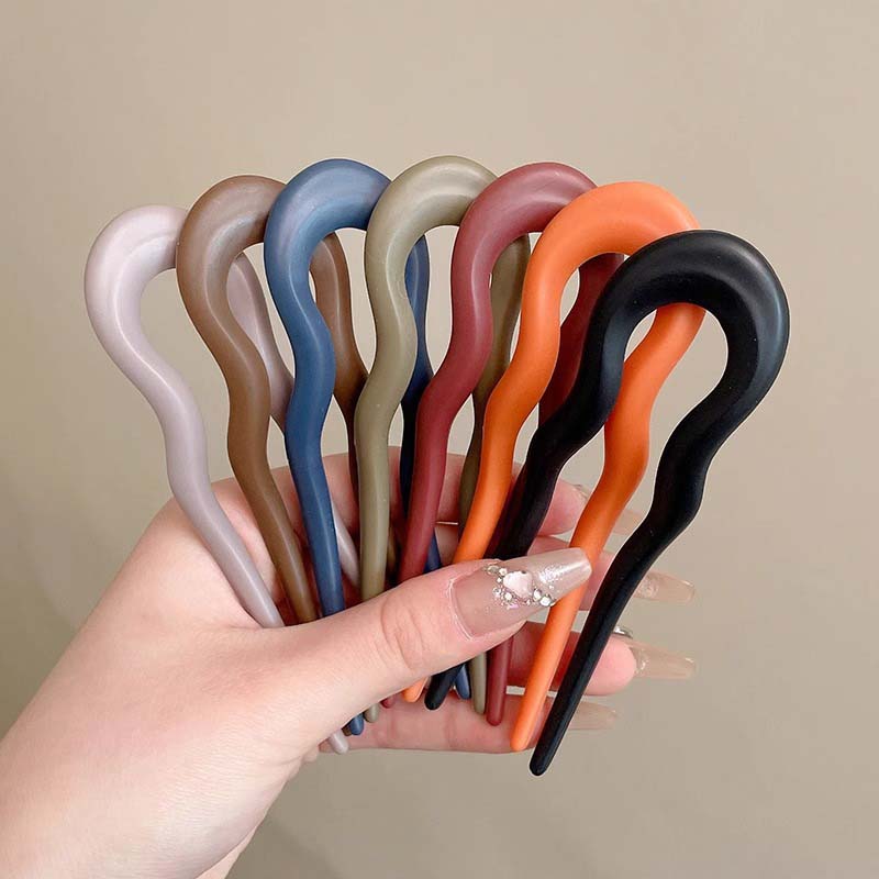 Mode Haarstäbe Gabel Haarnadel Elegant Damen Haarspange Nadeln U-Form Mädchen Haarnadeln Haarknotenmacher Kopfschmuck Accessoires