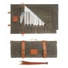 Stylish and Practical Cooking Tool Bag Canvas Chefs Tool Roll Pouches for Pastry Chefs BBQ Lover and Culinary Students