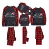 Weihnachts-Familien-passende Pyjama-Sets, Mutter-Kind-Baby-Cartoon-bedruckte Nachtwäsche-Homewear-Sets