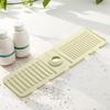 Drain Pad Faucet Splash-proof Silicone Kitchen Sink Waterproofing Can Be Cut and Folded Narrow Edge Absorbent Pad