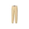 MLB Solid Color Tapered Woven Printed Letter Casual Pants Women Bottoms Khaki 3FWP08014-50BGS