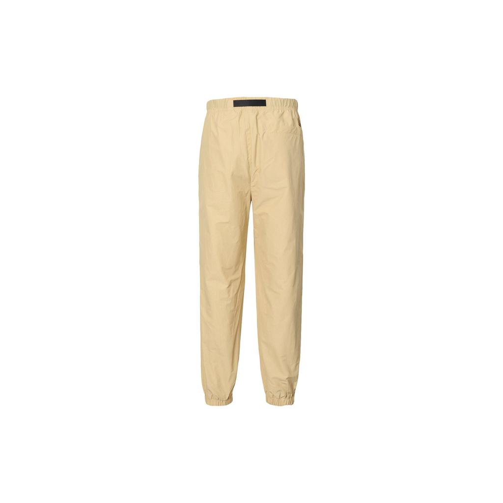 MLB Solid Color Tapered Woven Printed Letter Casual Pants Women Bottoms Khaki 3FWP08014-50BGS